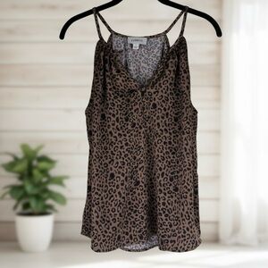 Evereve Leopard Print Cami – Size Large